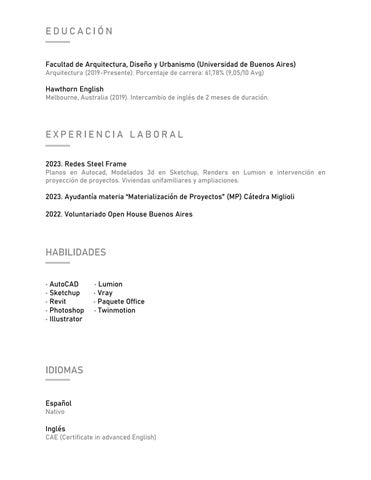 Milagros Magali D Andrea FADU - UBA 灯饰目录 · PORTFOLIO - MILAGROS D´ANDREA 第 3 页