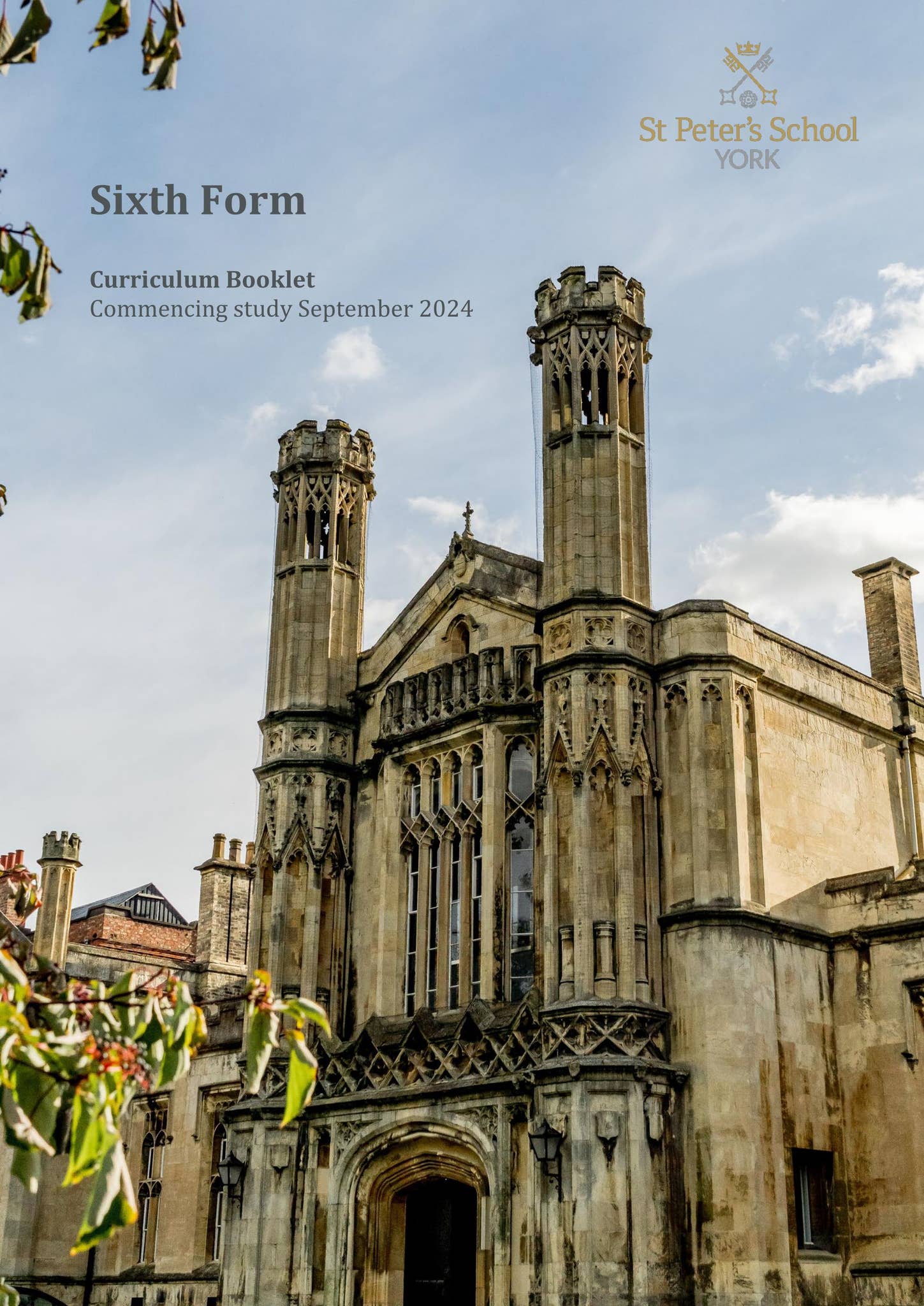Sixth Form Curriculum Booklet 2023-2024 by StPetersYork - Issuu