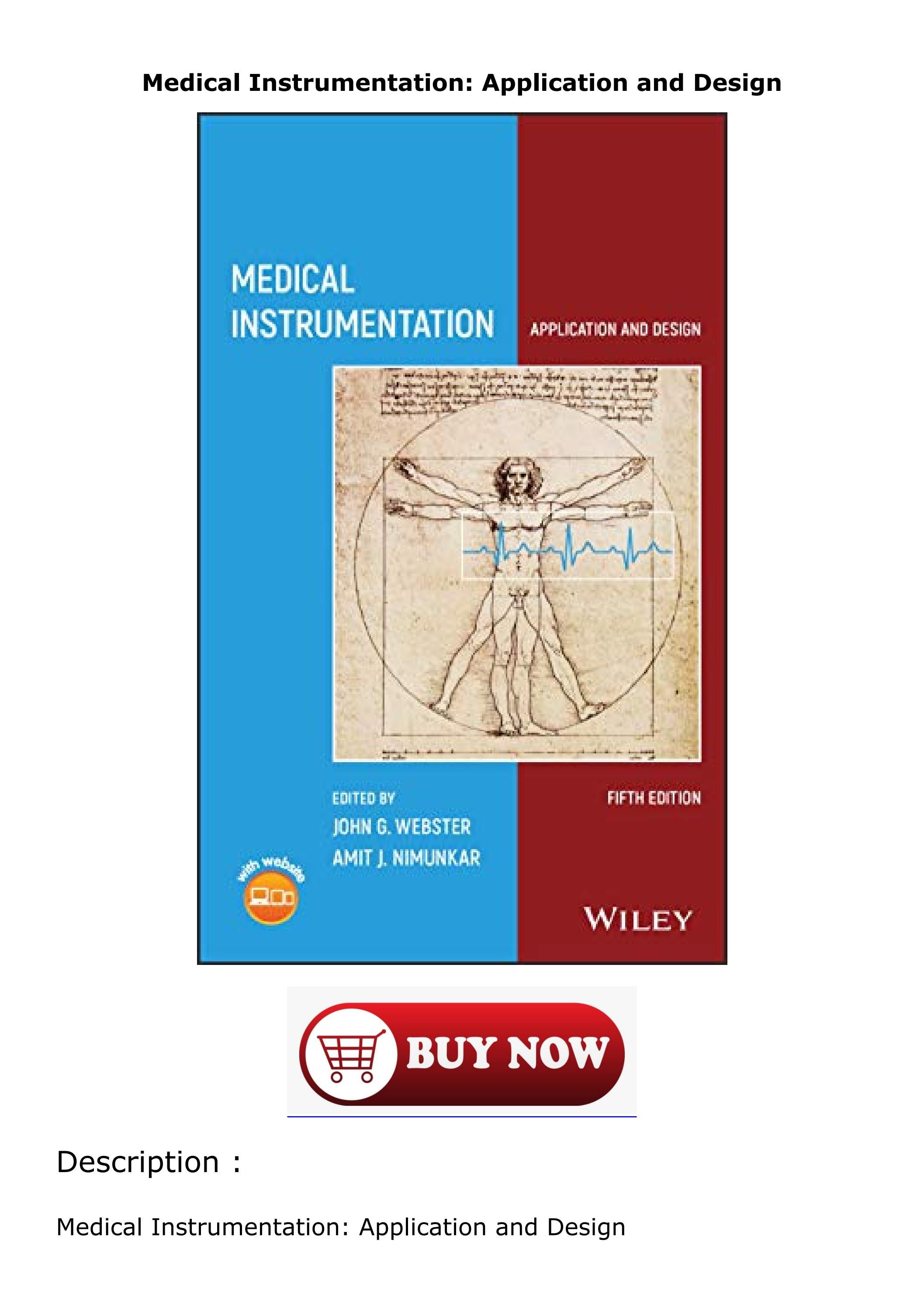 READ EBOOK [PDF] Medical Instrumentation Application and Design by