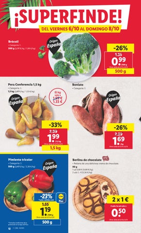 Folleto Lidl 德文 alimentación del 2 al 8 octubre 第 12 页