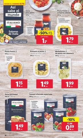 Folleto Lidl 德文 alimentación del 2 al 8 octubre 第 18 页