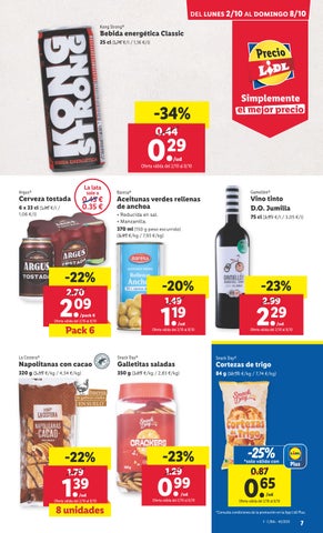 Folleto Lidl 德文 alimentación del 2 al 8 octubre 第 7 页