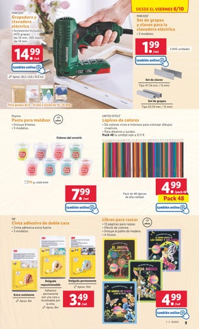 Folleto Lidl bazar del 2 al 8 octubre 第 9 页