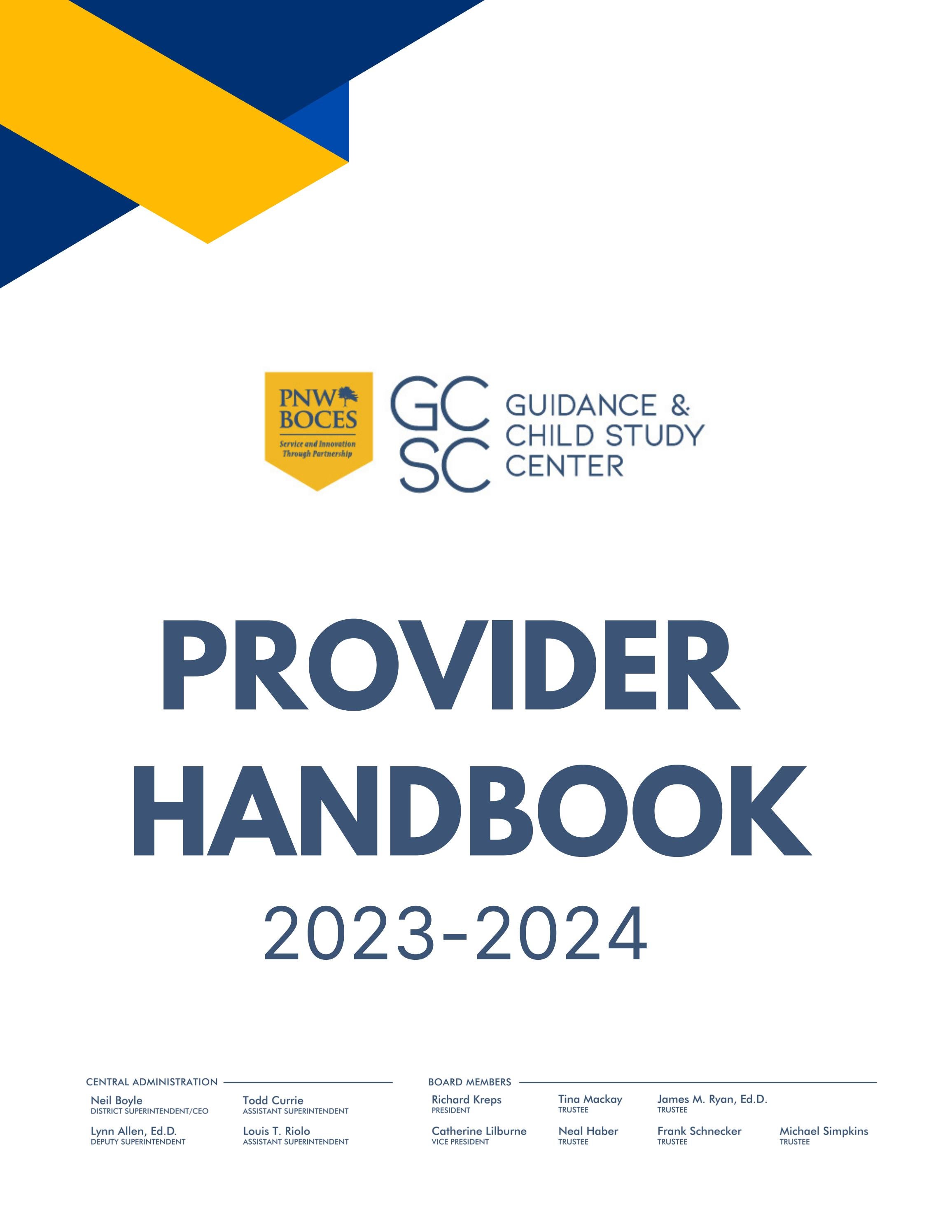 PNW BOCES 202324 Provider Handbook by Narolin Reyes Issuu