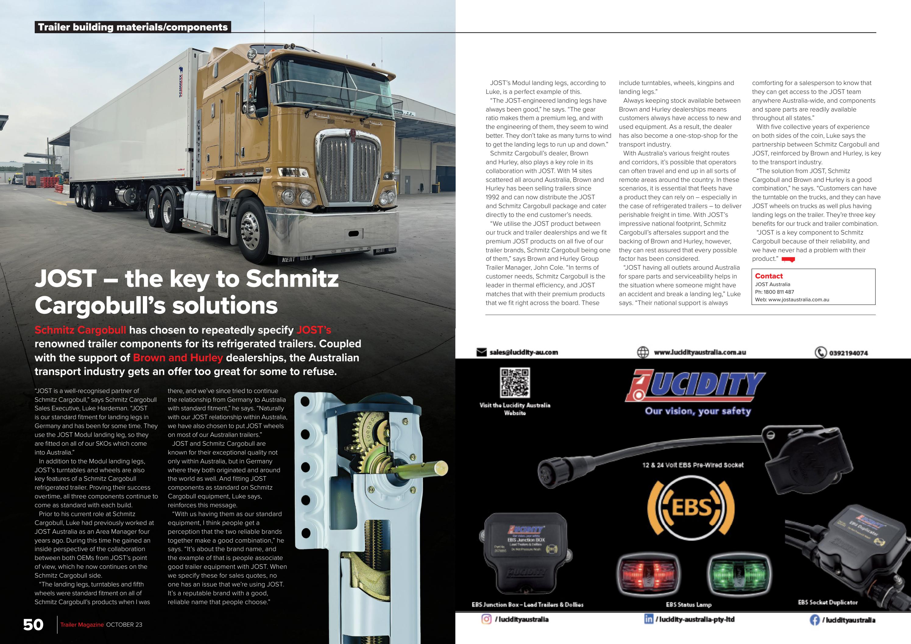 Trailer Mag Sept 2023 JOST Australia by jostaustralia Issuu