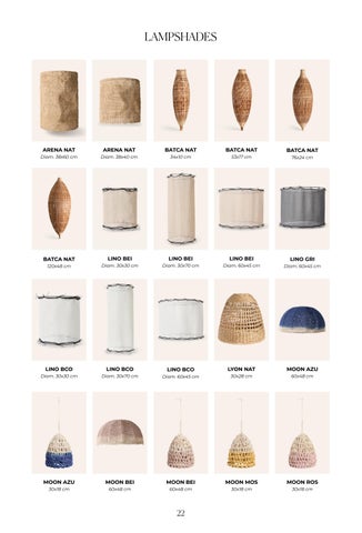 LAMPS 灯饰目录 | Calma House AW2023/24 第 22 页