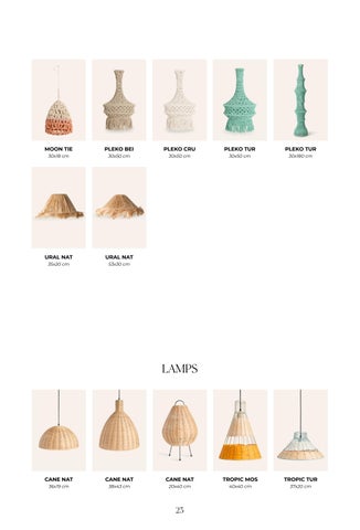 LAMPS 灯饰目录 | Calma House AW2023/24 第 23 页