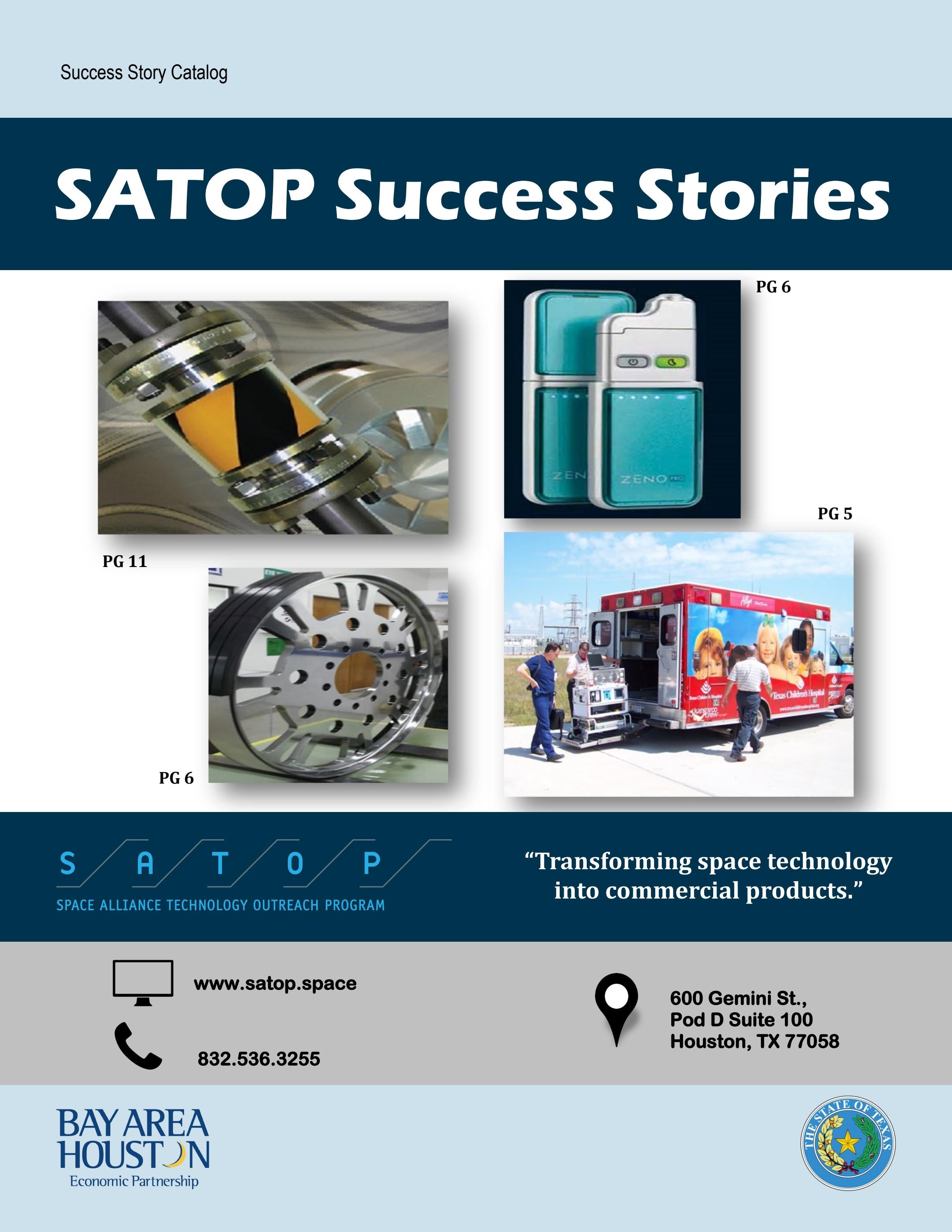 SATOP Success Story Catalog 2023 by Bay Area Houston Economic