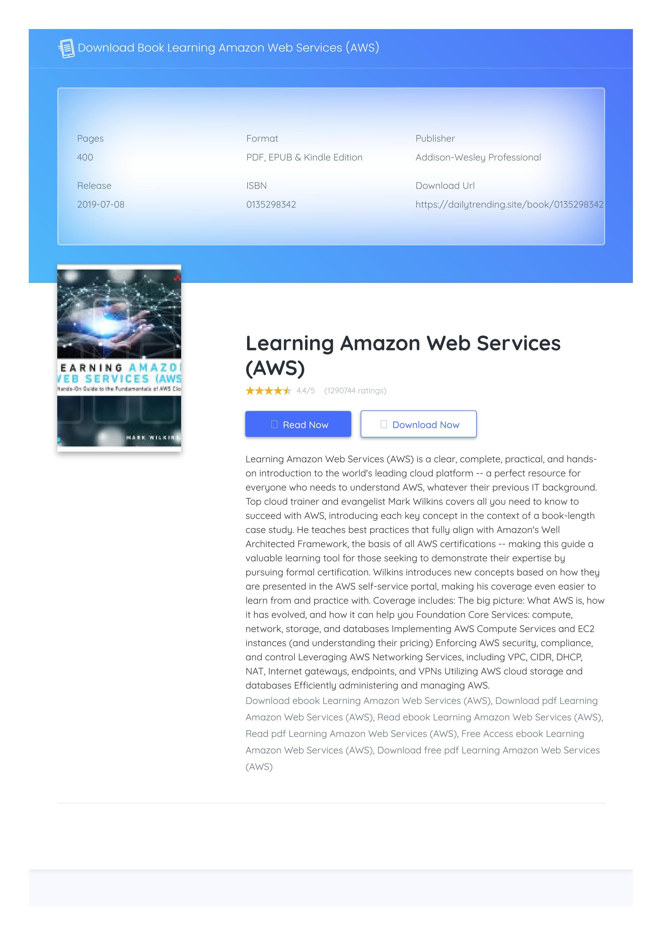 LEARNING AMAZON WEB SERVICES (AWS) by Alex Clark Issuu