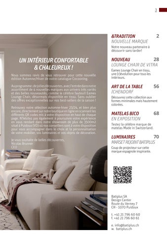 Batiplus | Mobilier Contemporain & Découvertes 家具目录 Cocooning 23/24 第 3 页