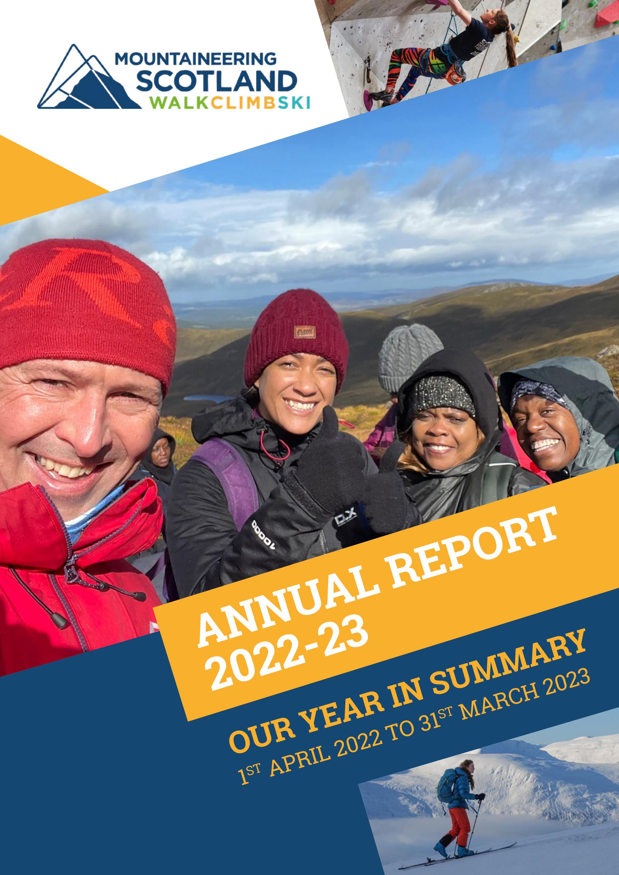 202223 Mountaineering Scotland annual report by mountaineeringscotland
