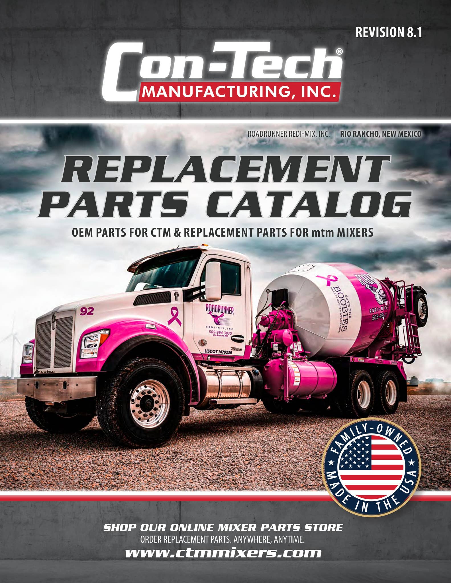 Con-Tech Replacement Parts Catalog 2023 by ctmmixers - Issuu