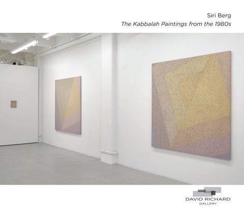 Siri Berg: The Kabbalah Paintings from the 1980s 第 3 页