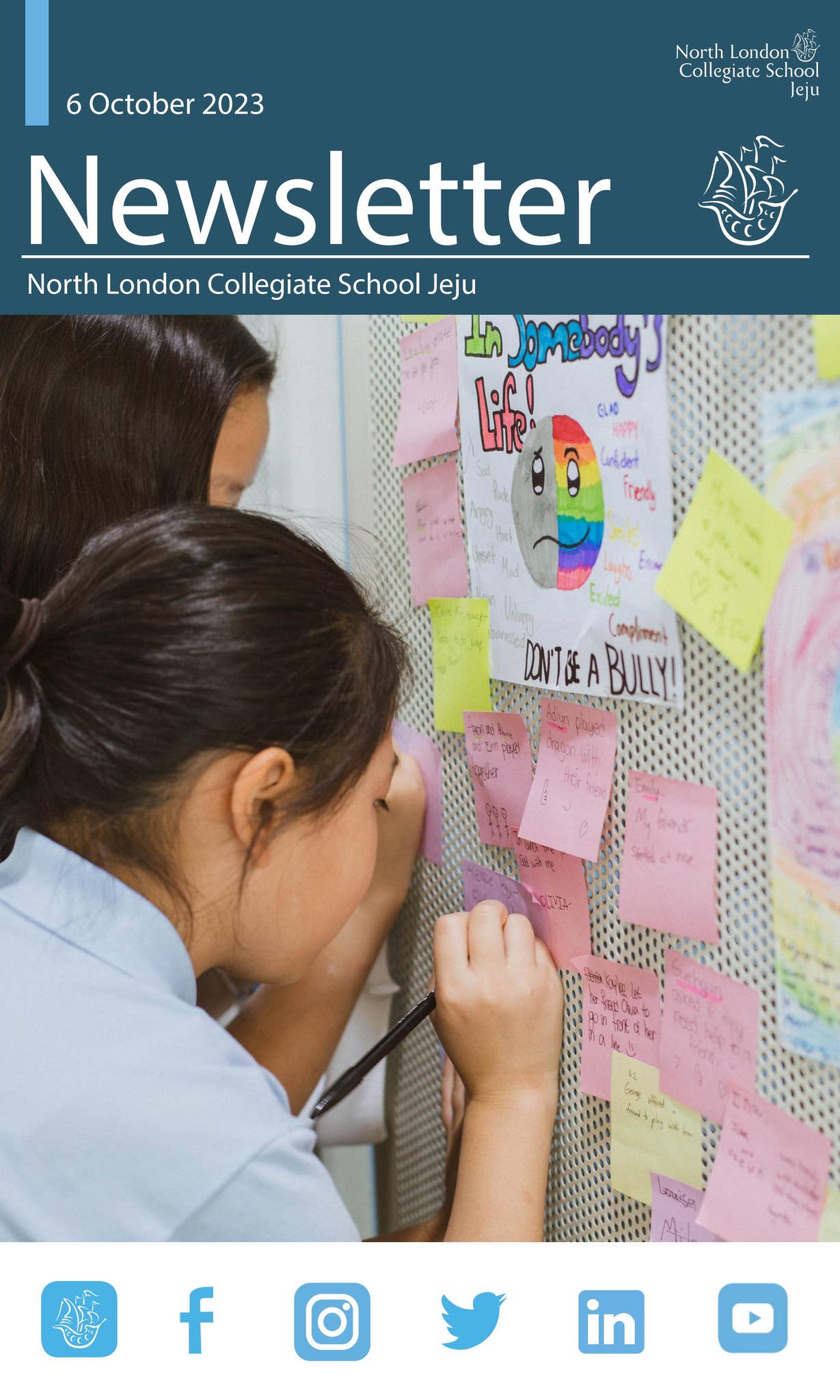 NLCS Jeju Newsletter 6 October 2023 by North London Collegiate School ...