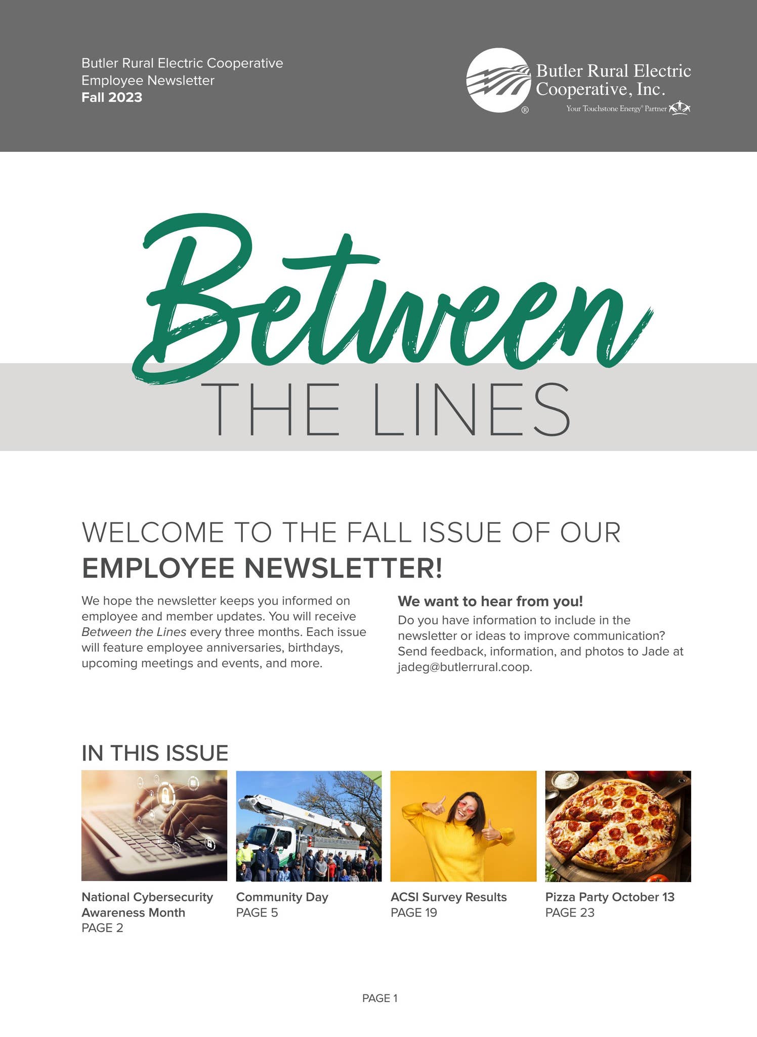 Fall Between Fall Between the Lines by ButlerRural - Issuu