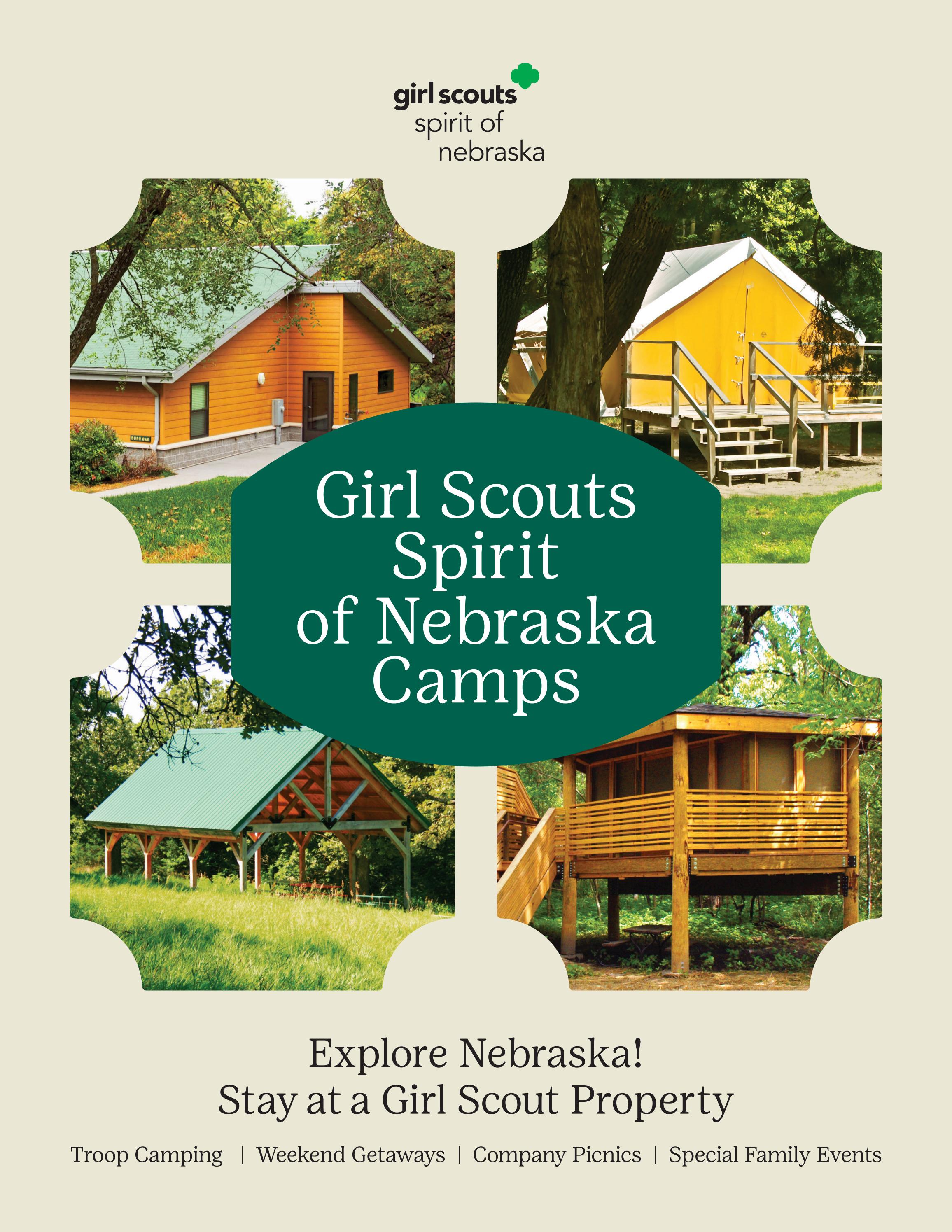 Girl Scouts Spirit of Nebraska Camp Brochure by Girl Scouts Spirit of