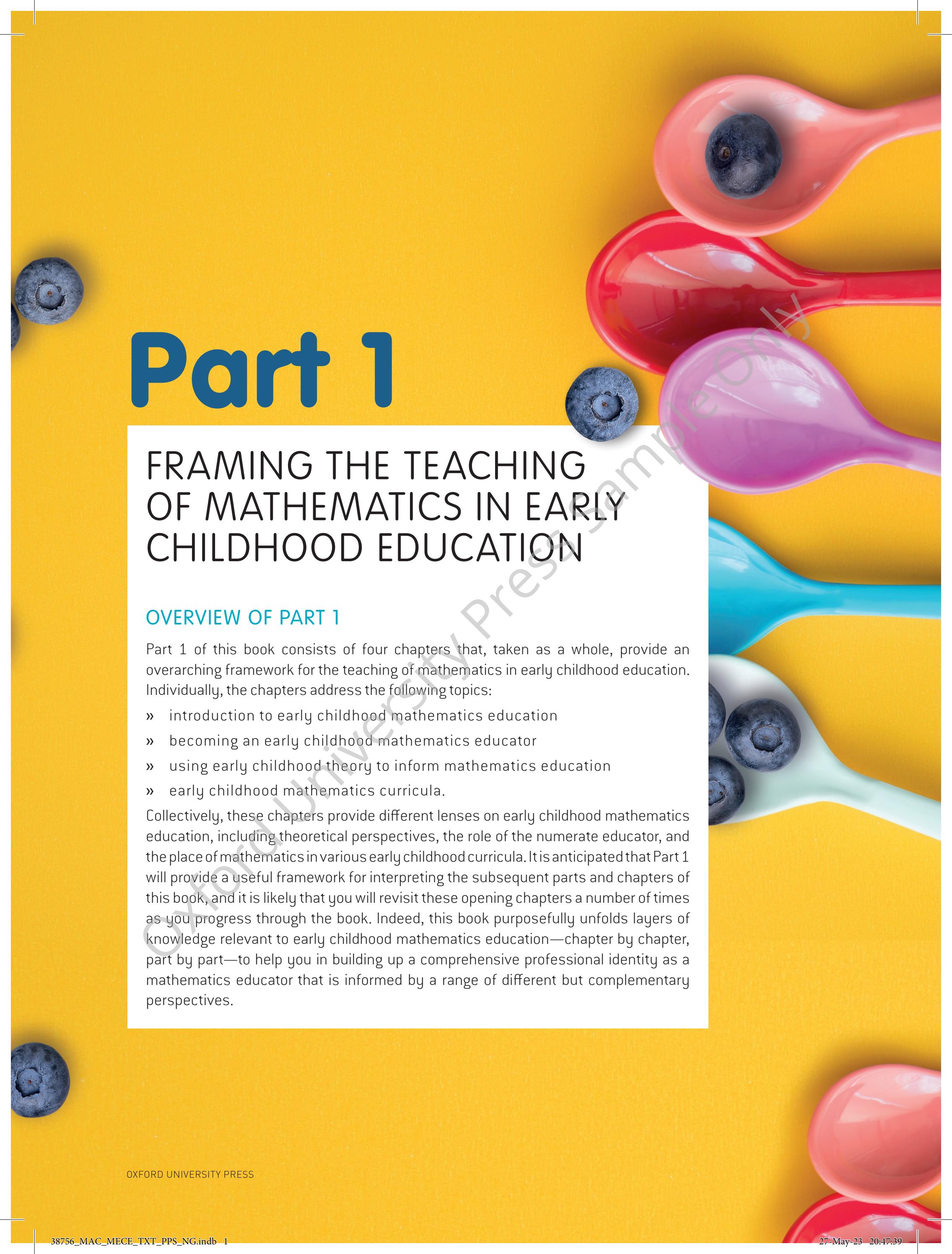 Mathematics in early childhood education sample pages by oupanz issuu