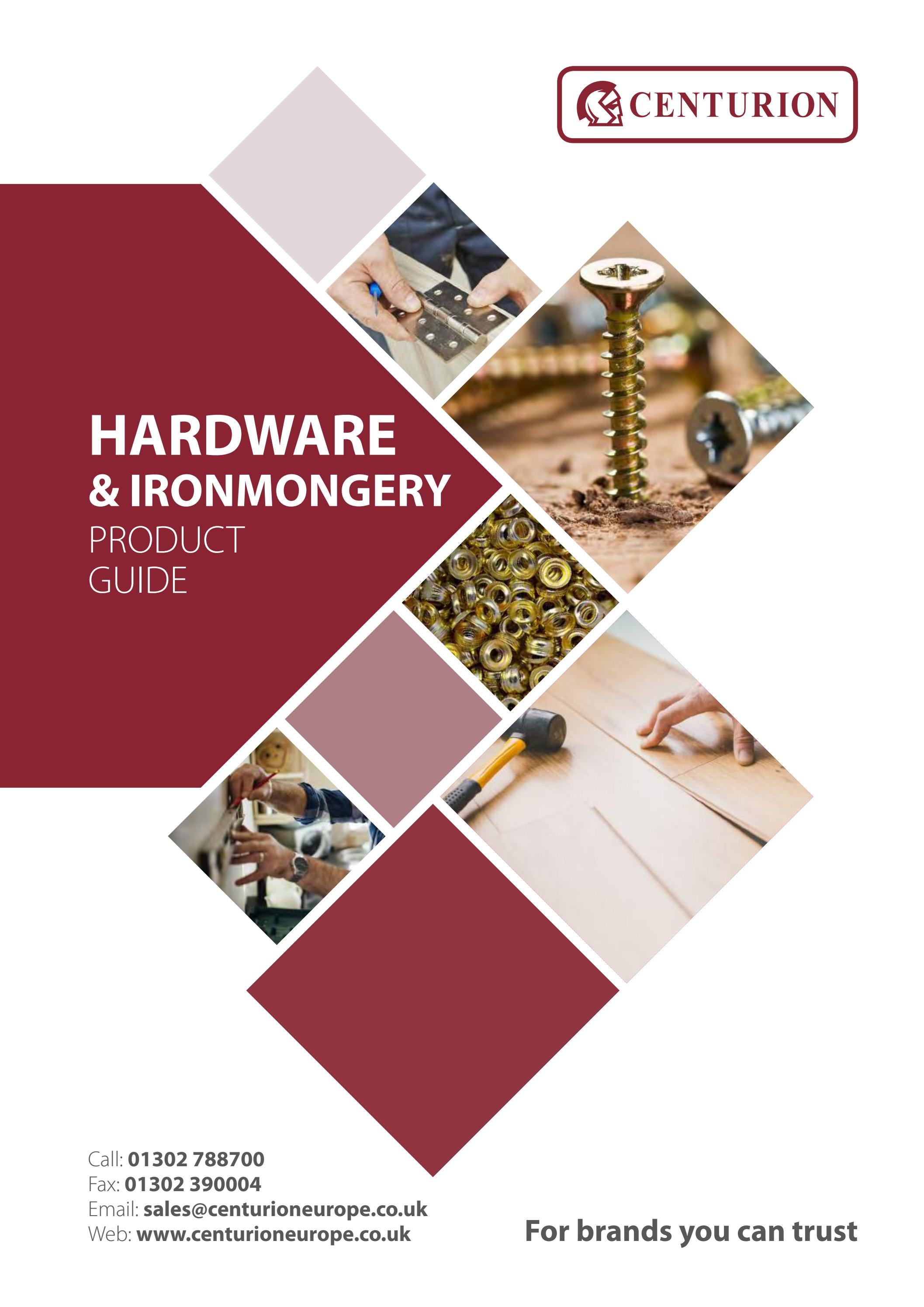 Hardware & Ironmongery Product Guide by Centurion Europe - Issuu