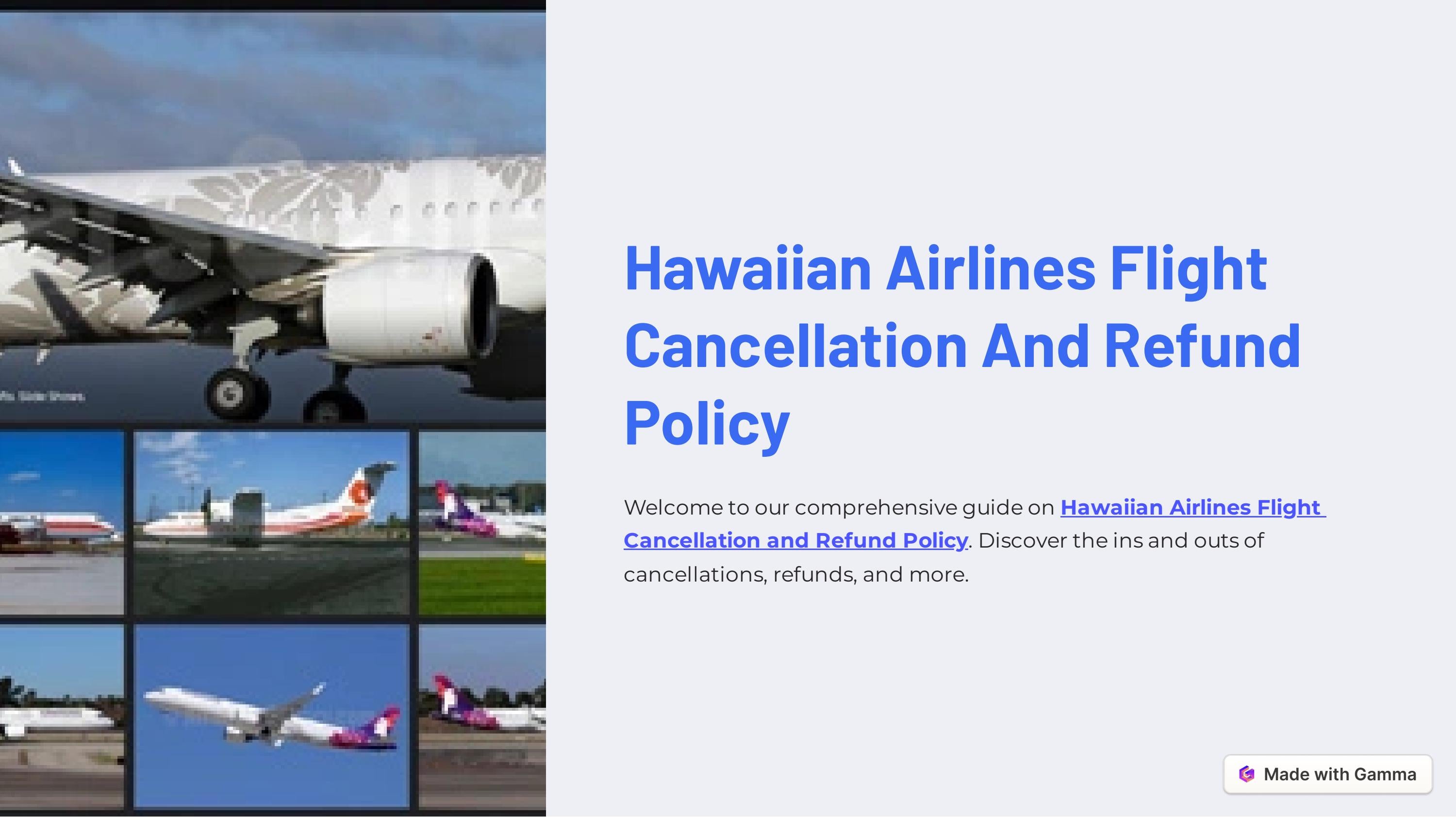 +18888750388 Hawaiian Airlines Flight Cancellation And Refund Policy