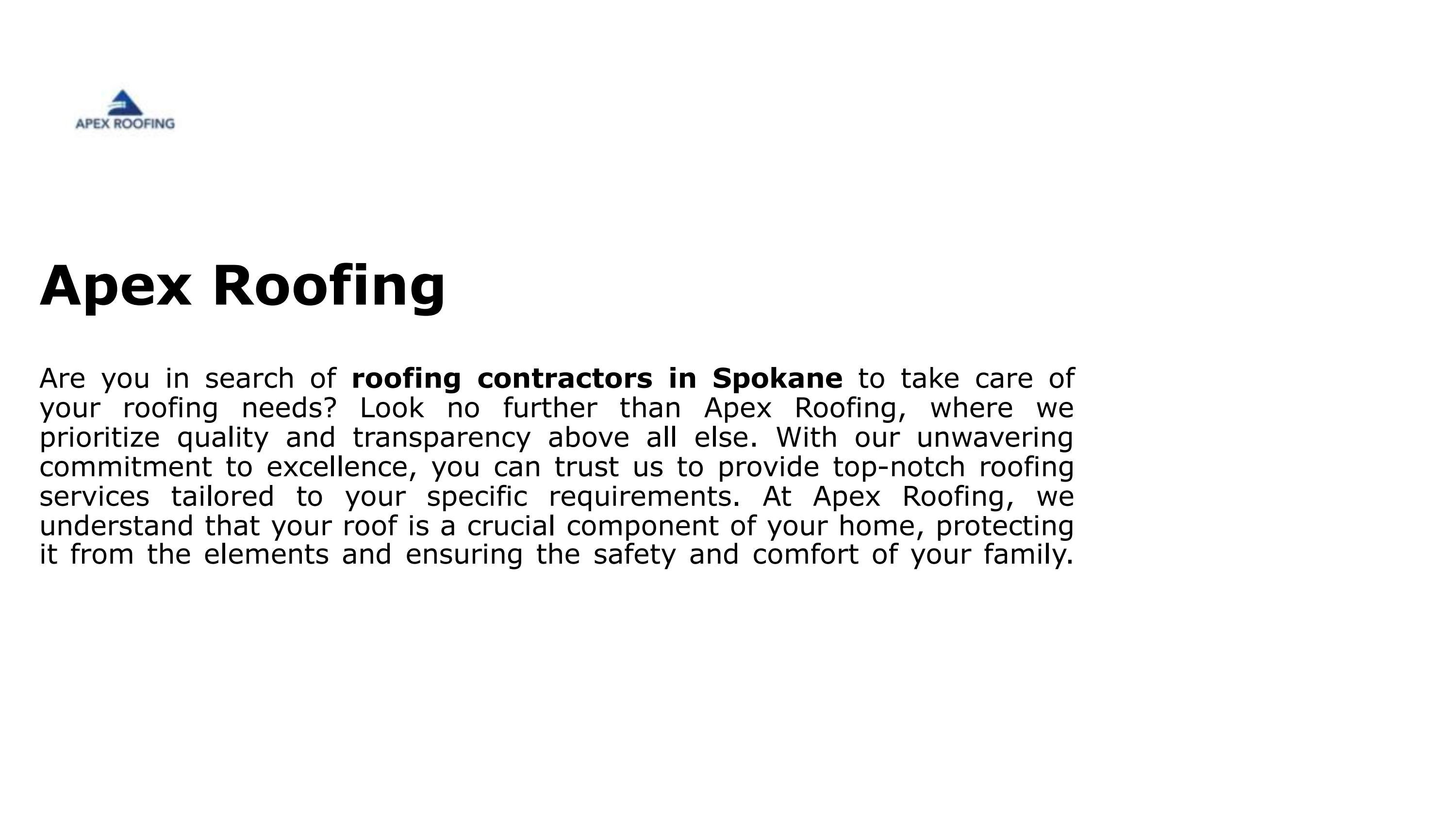 Apex Roofing by apexroofingwa Issuu