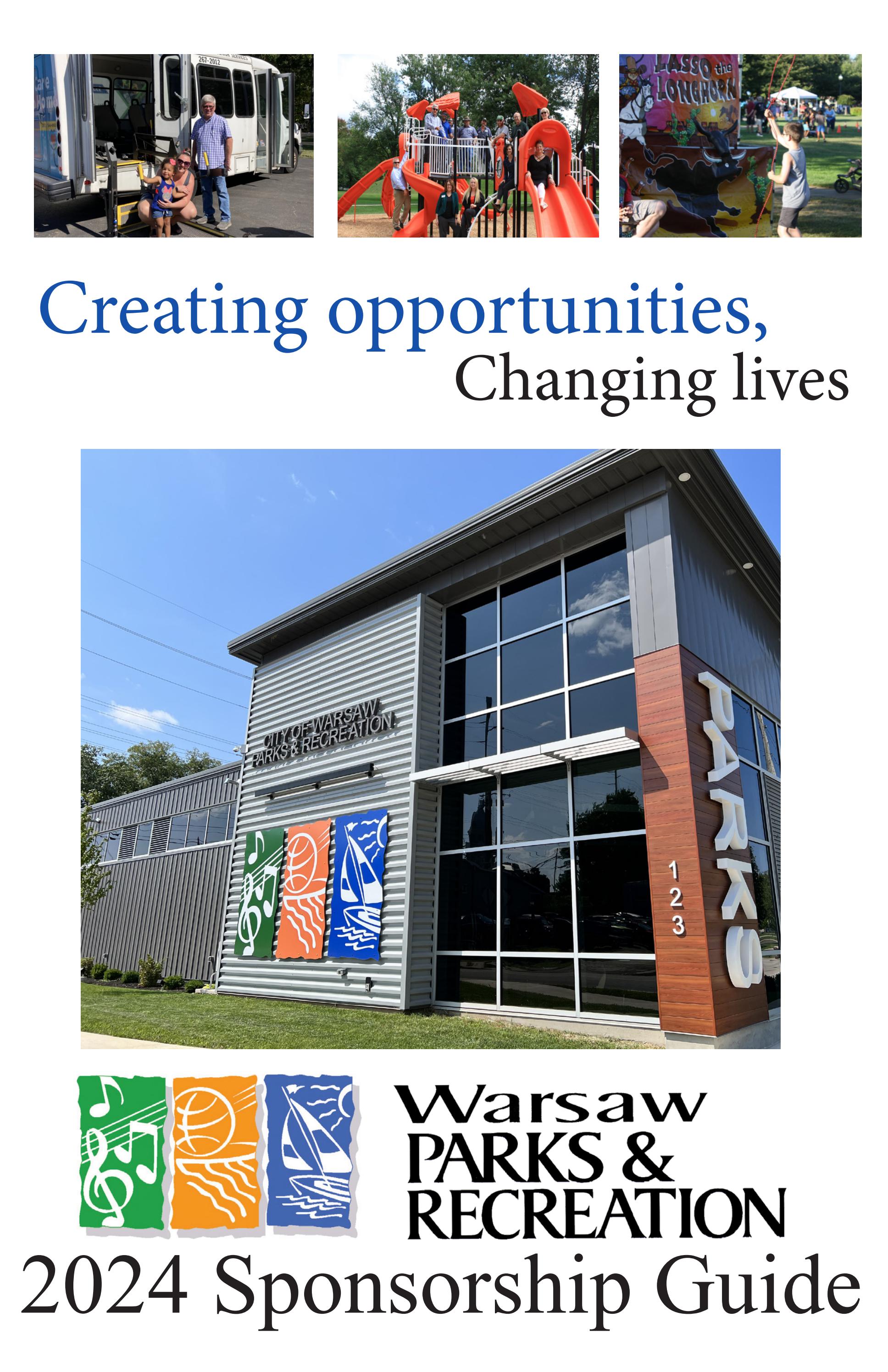 2024 Sponsorship Guide by Warsaw Parks and Recreation Dept. Issuu