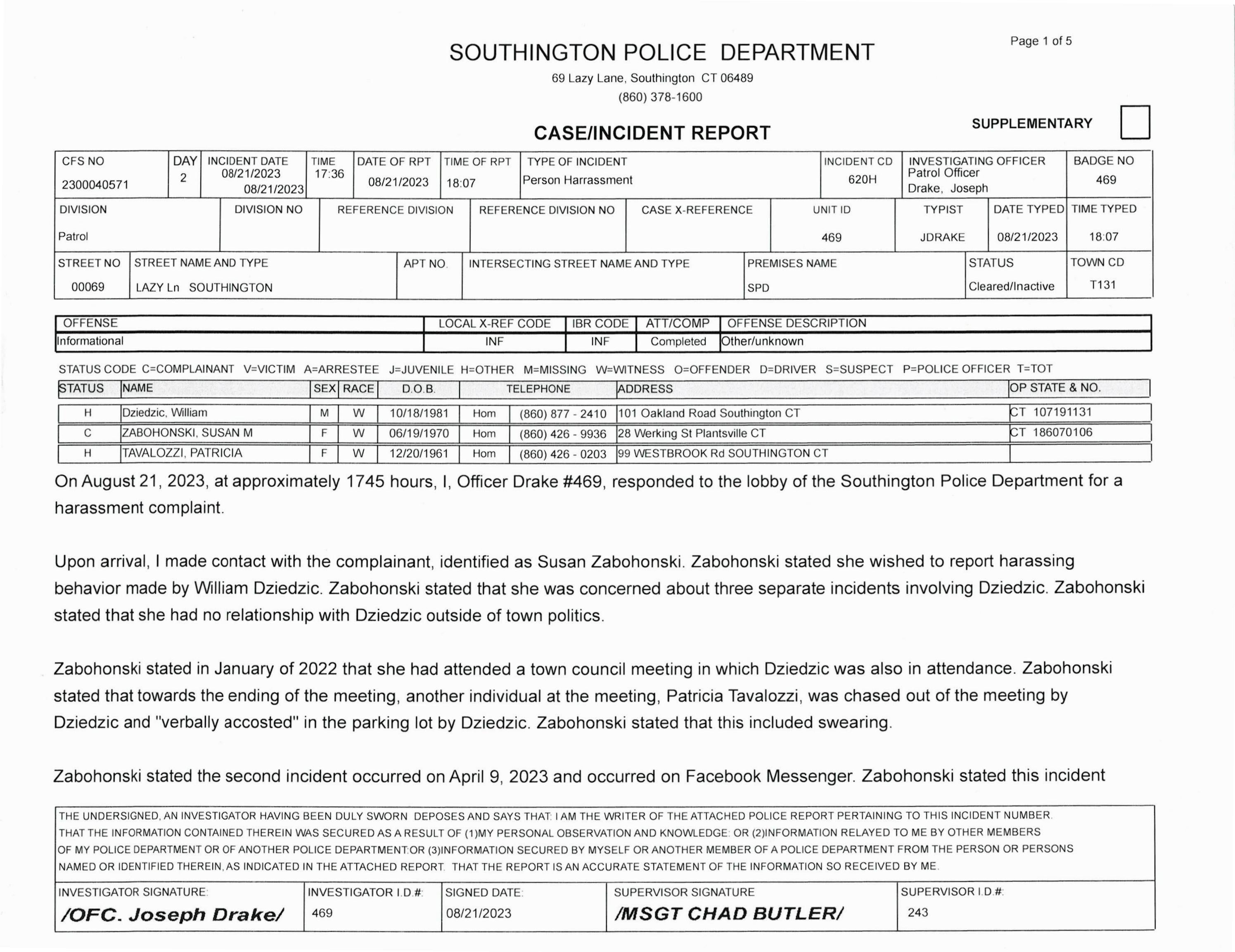 Southington Police Case by Record Journal Issuu