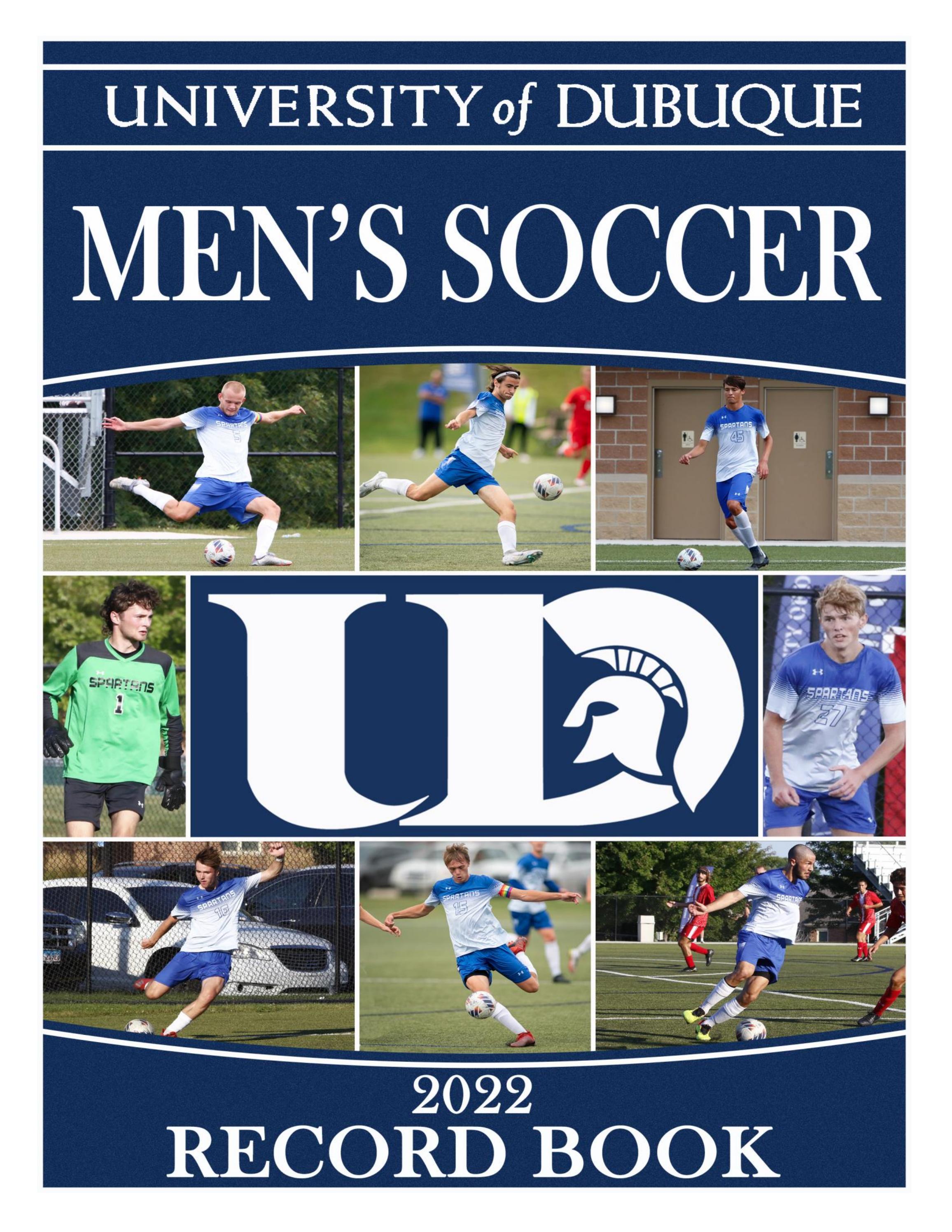 2022 University of Dubuque Men's Soccer Record Book by UDubuqueSports