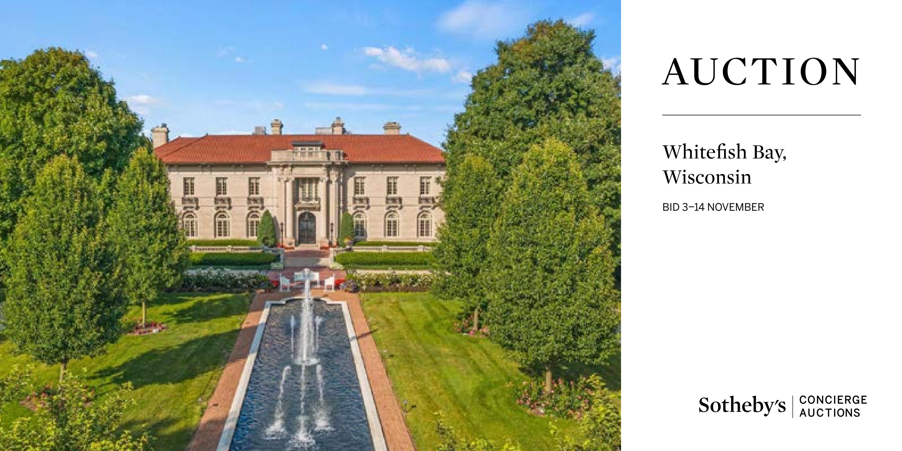 5270 N Lake Drive, Whitefish Bay, WI by Sotheby's Concierge Auctions