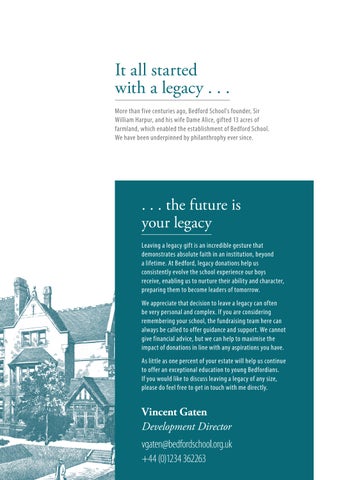 Leaving a Legacy to Bedford 教育 第 3 页