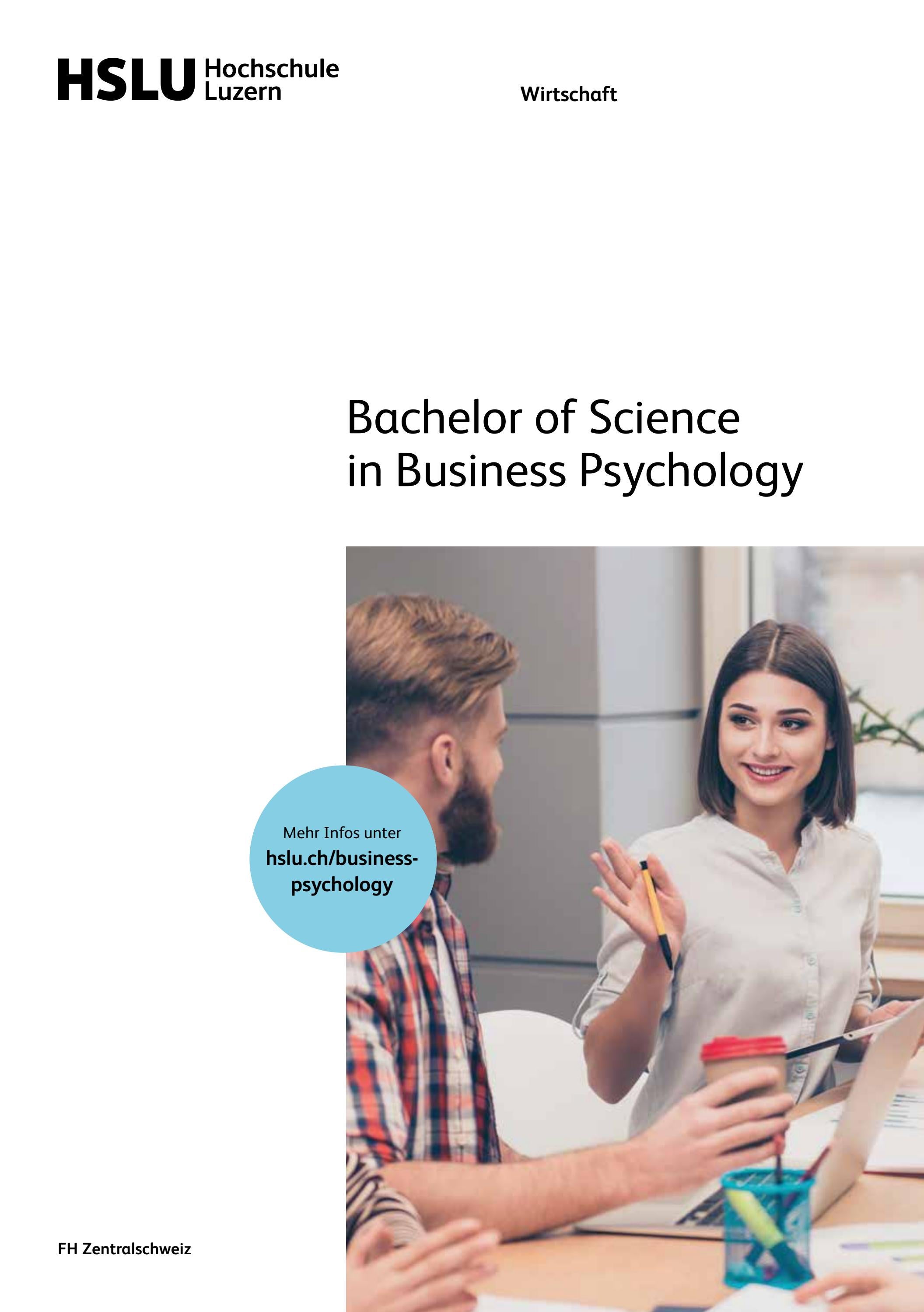 Bachelor of Science in Business Psychology by Hochschule Luzern Issuu
