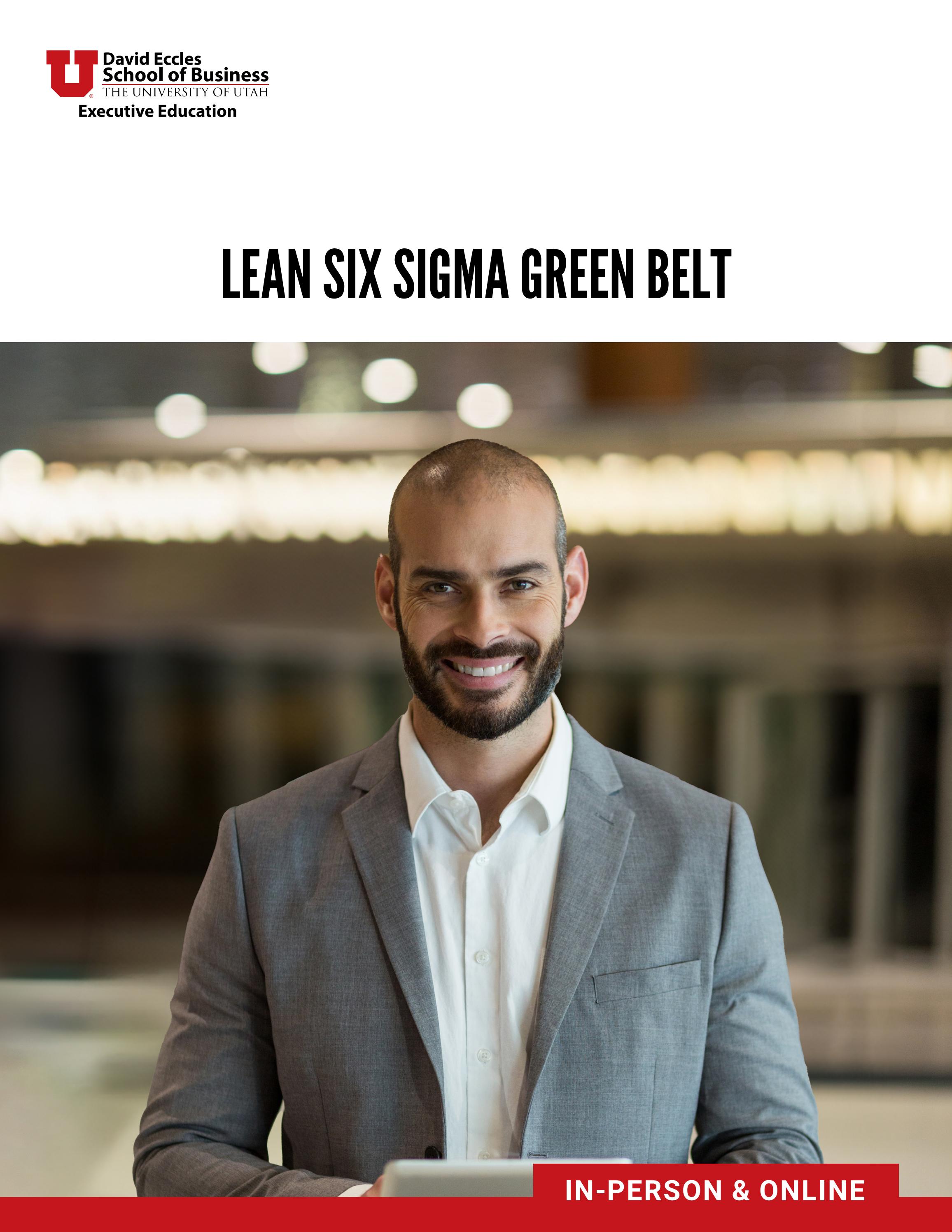 Lean Six Sigma Green Belt by University of Utah's MBA Programs and ...