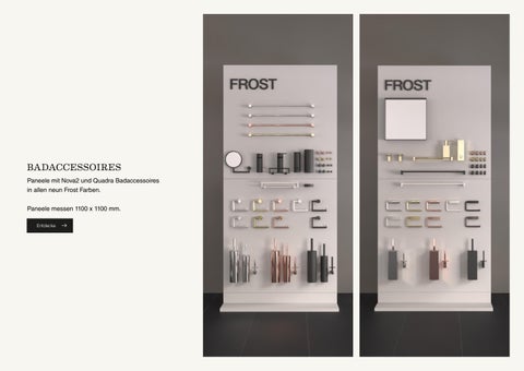 FROST 家具目录 · Markenausstellungskonzept 第 10 页