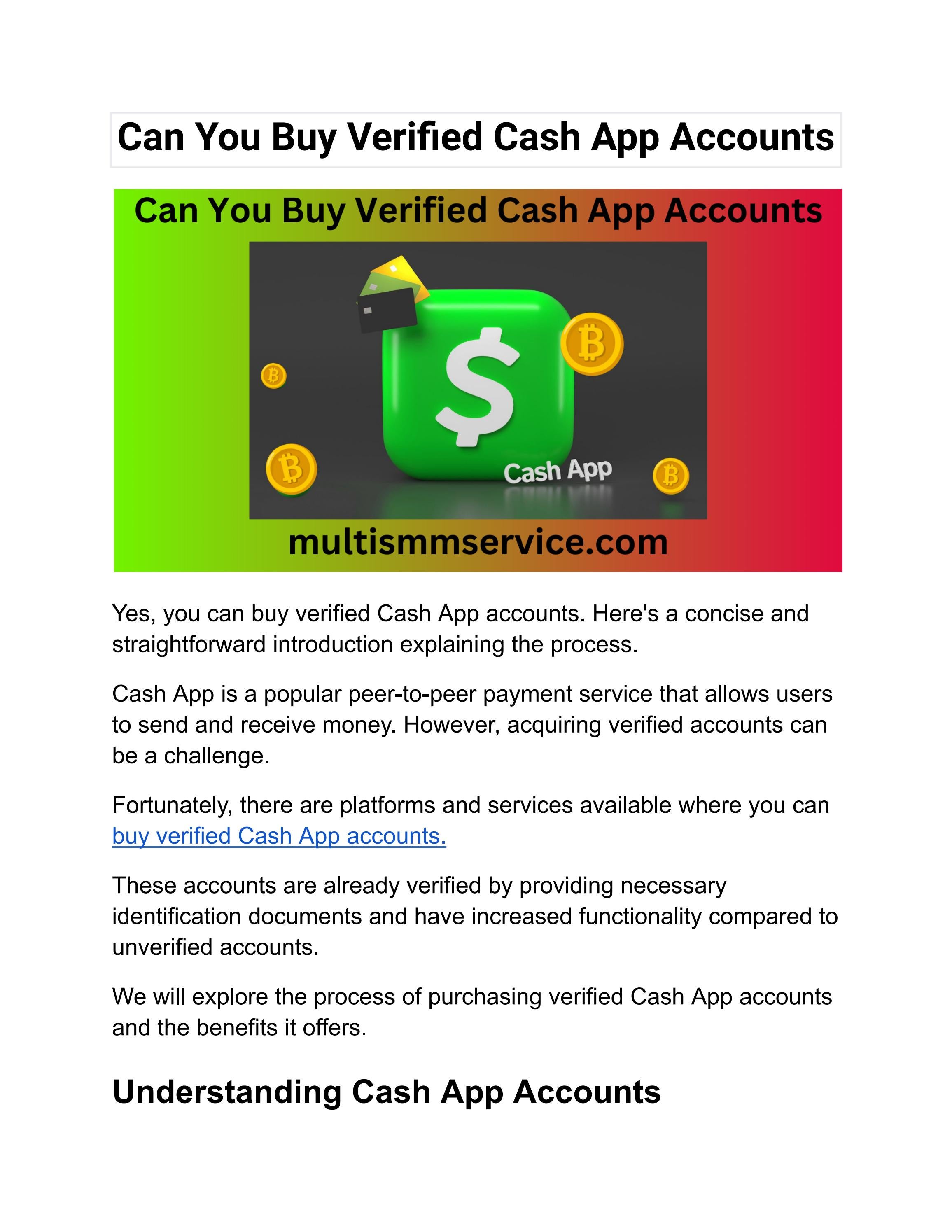 Buy Verified Cashapp Accounts Usa By Buyverifiedcashapp2 Issuu