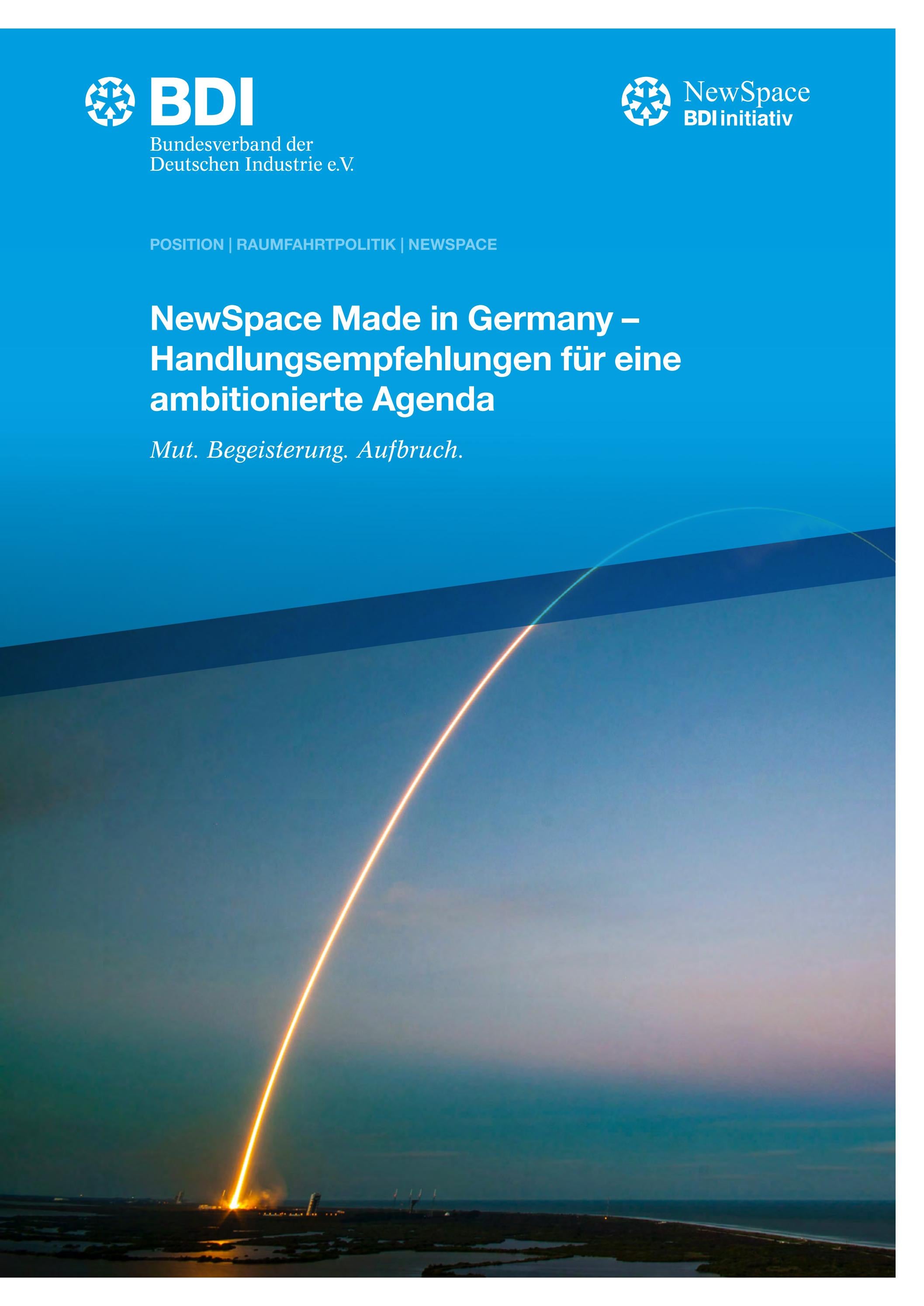 NewSpace Made in Germany by Bundesverband der Deutschen Industrie 