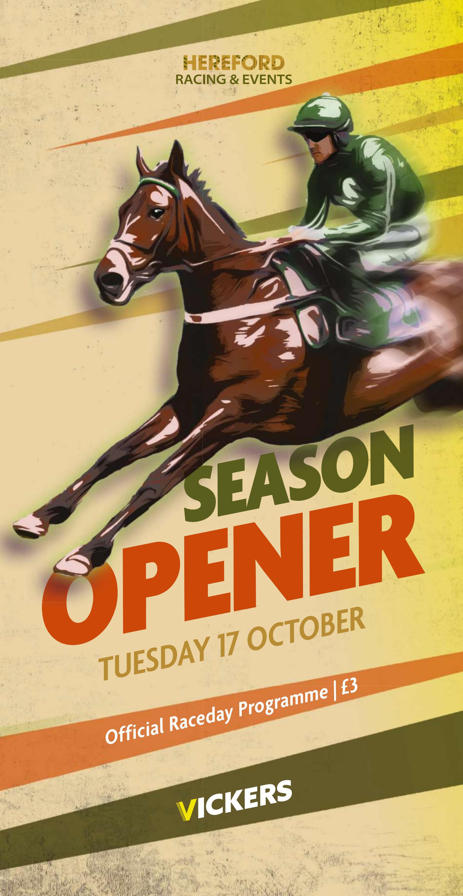 Hereford Racecard - Tuesday 17th October by Arena Racing Company - Issuu