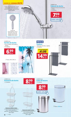 Catálogos LIDL del 16 al 22 德文 octubre bazar 第 12 页