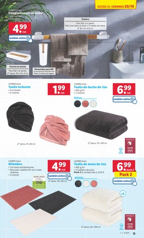 Catálogos LIDL del 16 al 22 德文 octubre bazar 第 13 页