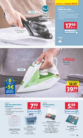 Catálogos LIDL del 16 al 22 德文 octubre bazar 第 15 页