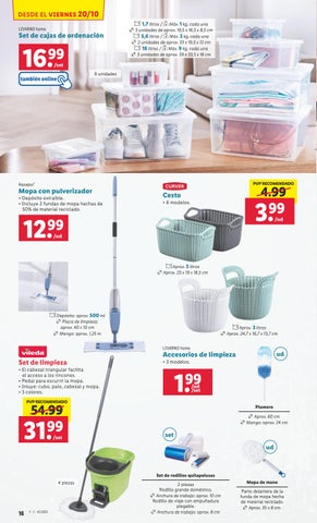 Catálogos LIDL del 16 al 22 德文 octubre bazar 第 16 页