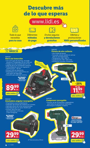 Catálogos LIDL del 16 al 22 德文 octubre bazar 第 18 页