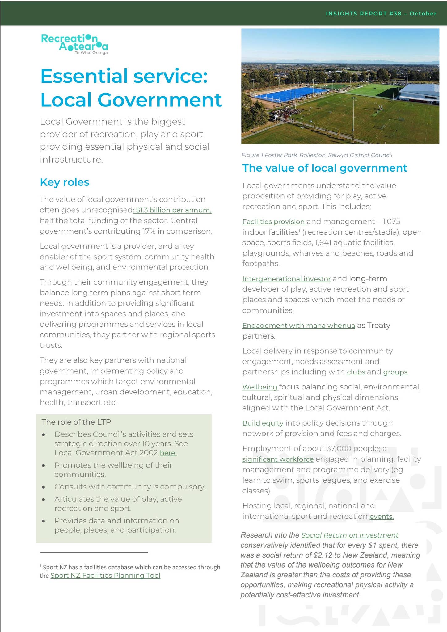 Insights #38 - Essential Service: Local Government by Recreation ...