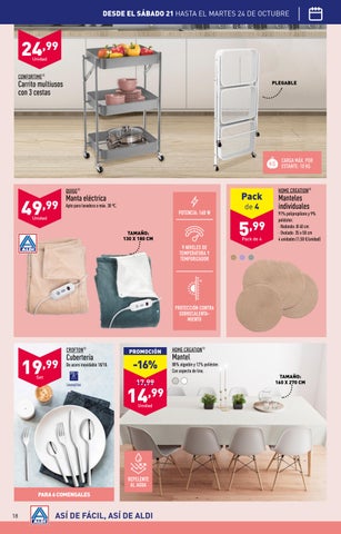 Folleto ALDI del 18 al 24 德文 octubre 第 18 页