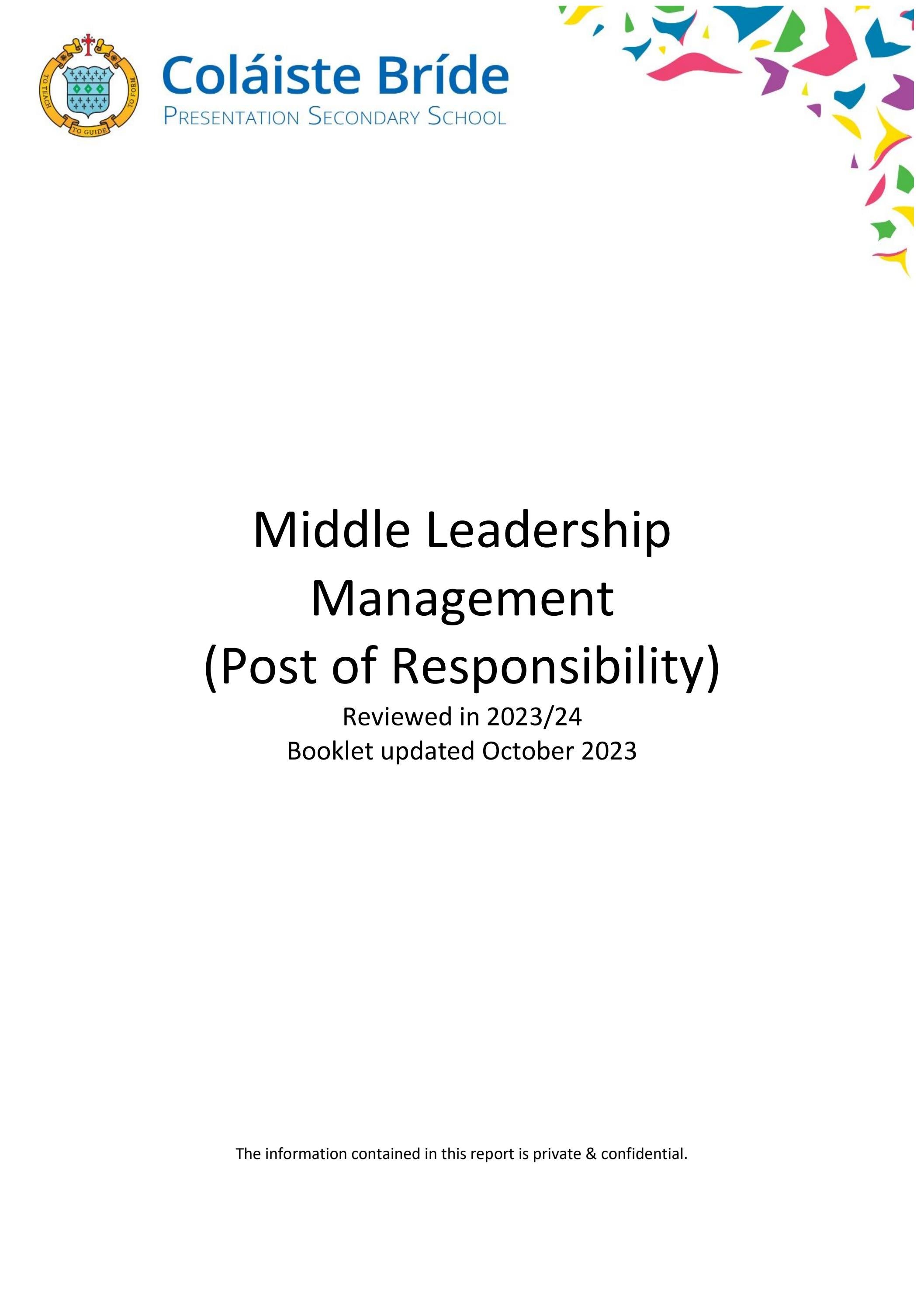 Middle Leadership Management (Post of Responsibility) by magsk44 Issuu