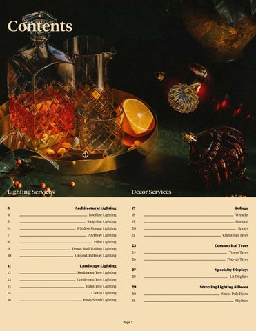 Maxwell Brengle Holiday 灯饰 Co - Product 目录 2023 第 2 页