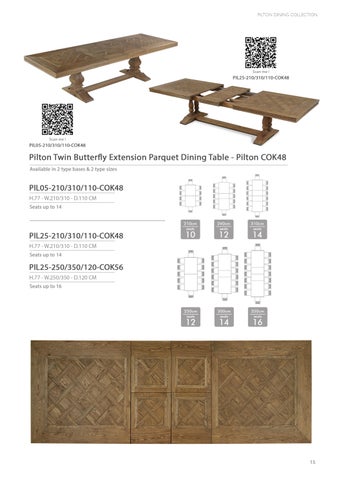 Legacy Home 家具目录 · MULTAY 餐桌 SET 第 15 页