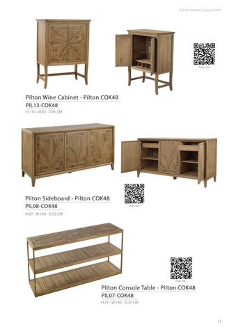 Legacy Home 家具目录 · MULTAY 餐桌 SET 第 17 页