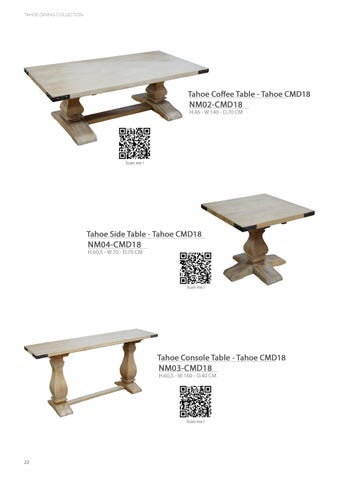 Legacy Home 家具目录 · MULTAY 餐桌 SET 第 22 页