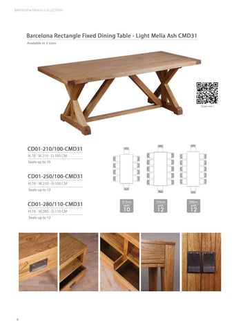 Legacy Home 家具目录 · MULTAY 餐桌 SET 第 4 页