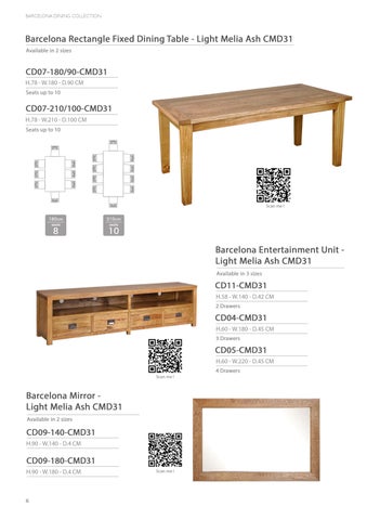 Legacy Home 家具目录 · MULTAY 餐桌 SET 第 6 页