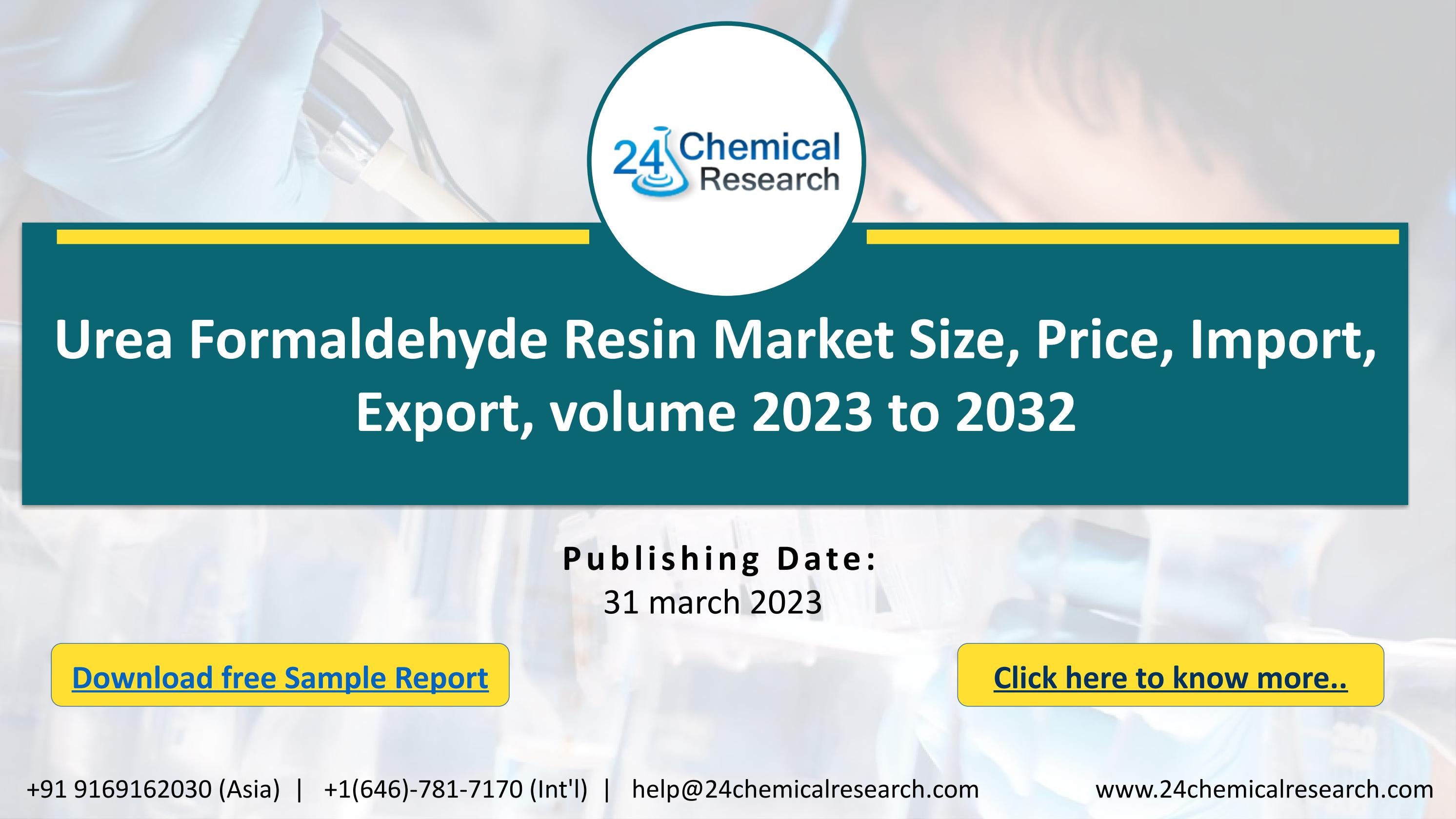 The global Urea Formaldehyde Resin market was valued at US 11830 million in 2022 and is